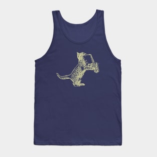 Sax Cat Tank Top